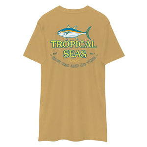 Save Gas and Jig Tuna T-shirt by Tropical Seas Clothing