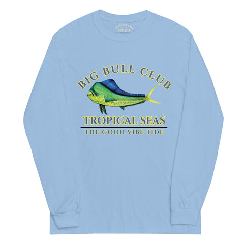 Men's Tropical Mahi Mahi "Big Bull Club" Long Sleeve Shirt by Tropical Seas Clothing