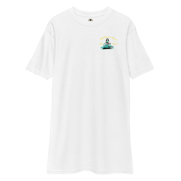 Men's Premium Hula Beach Tropical T-shirt by Tropical Seas Clothing