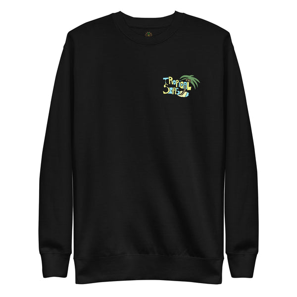 Premium Cartoon Island Sweatshirt by Tropical Seas Clothing