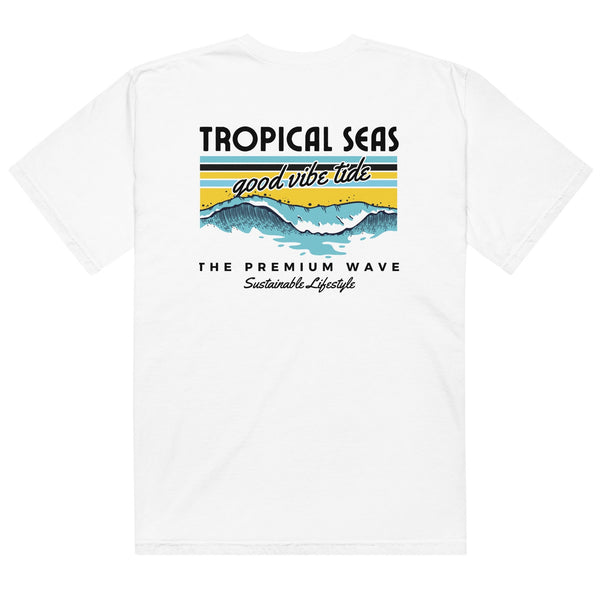 Men’s Premium Wave Heavyweight T-shirt by Tropical Seas Clothing