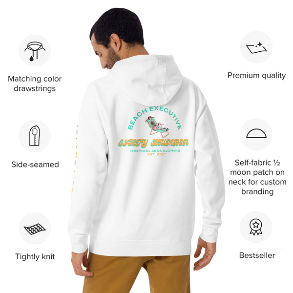 Beach Executive Hoodie by Tropical Seas Clothing