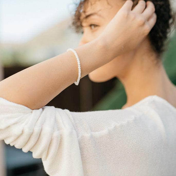 Rainbow Moonstone Energy Bracelet by Tiny Rituals