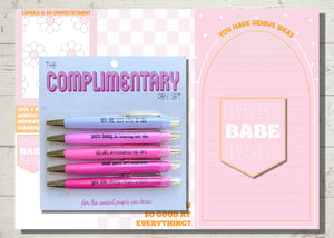 Complimentary Pens and Stationary GIFT SET - The Cheeky Wink