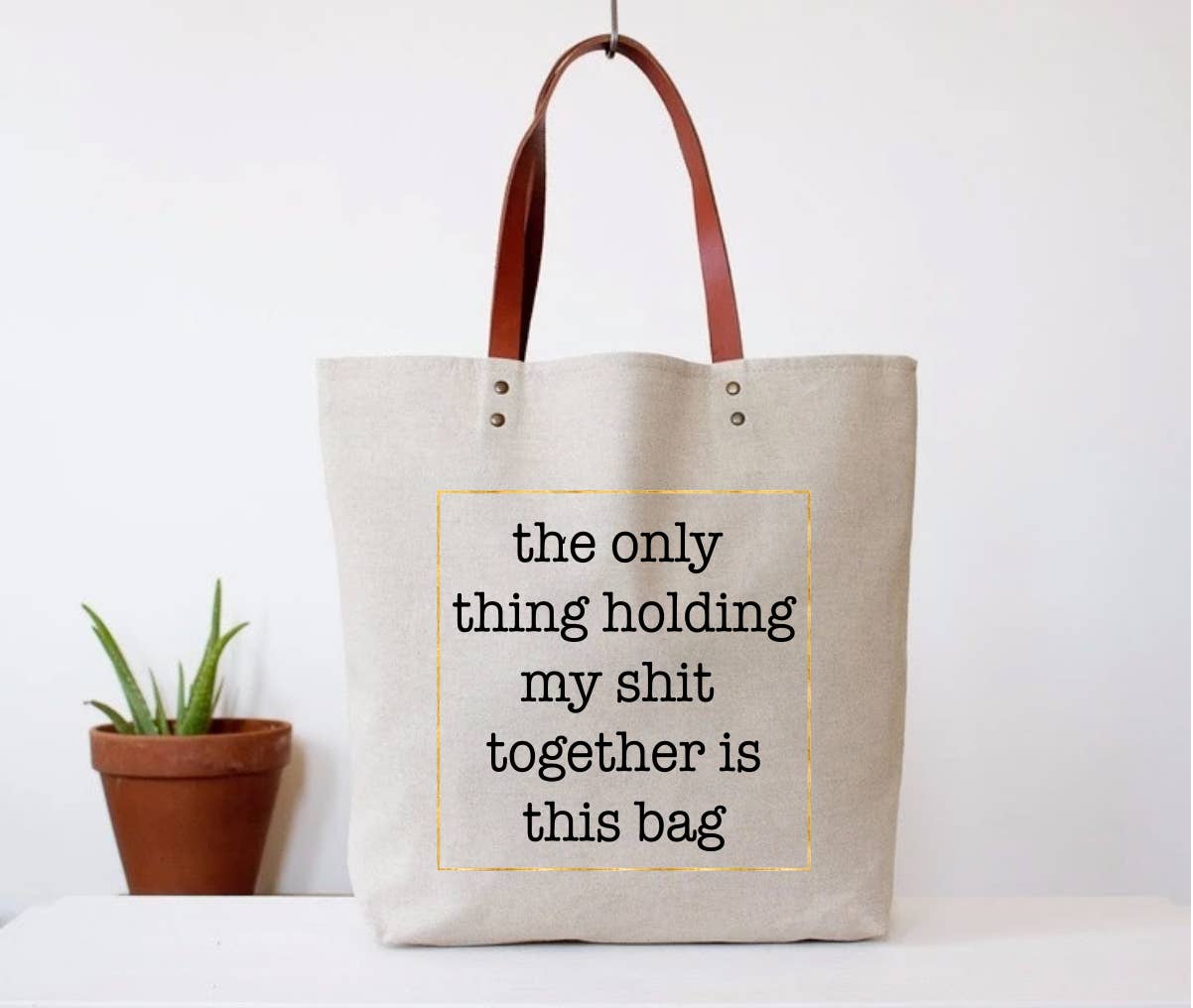 Preorder Shit Together Tote Bag - The Cheeky Wink, Cotton Tote Bag | Shit Together Tote Bag | The Cheeky Wink