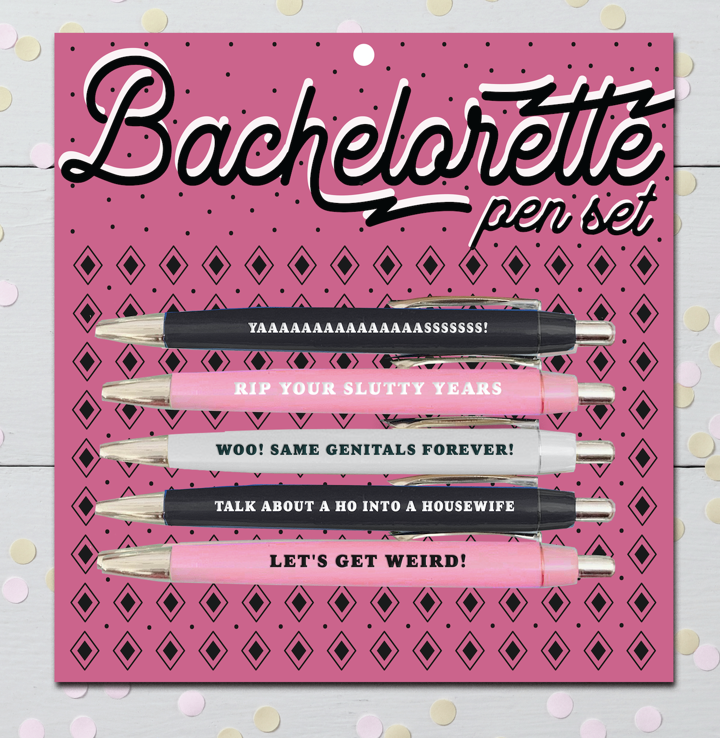 Bachelorette Pen Set - The Cheeky Wink