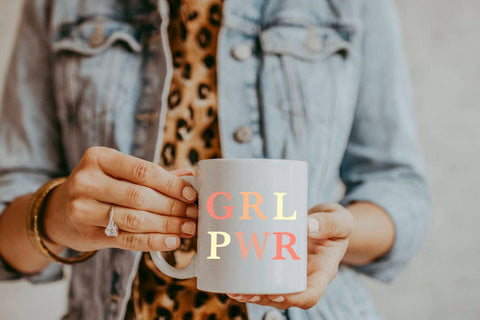 Matty + Lux - GRL PWR - Coffee Mug - The Cheeky Wink