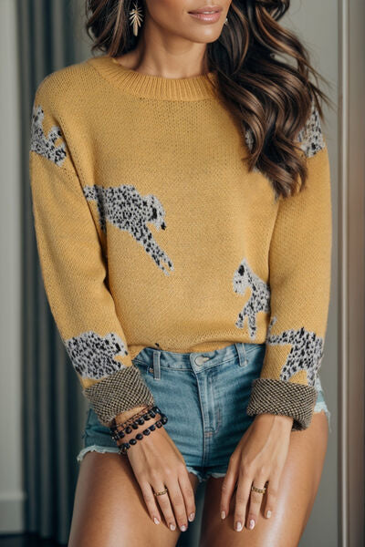 Dropped Shoulder Sweatshirt | Round Neck Sweater | The Cheeky Wink