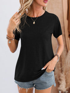 Round Neck Short Sleeve T-Shirt