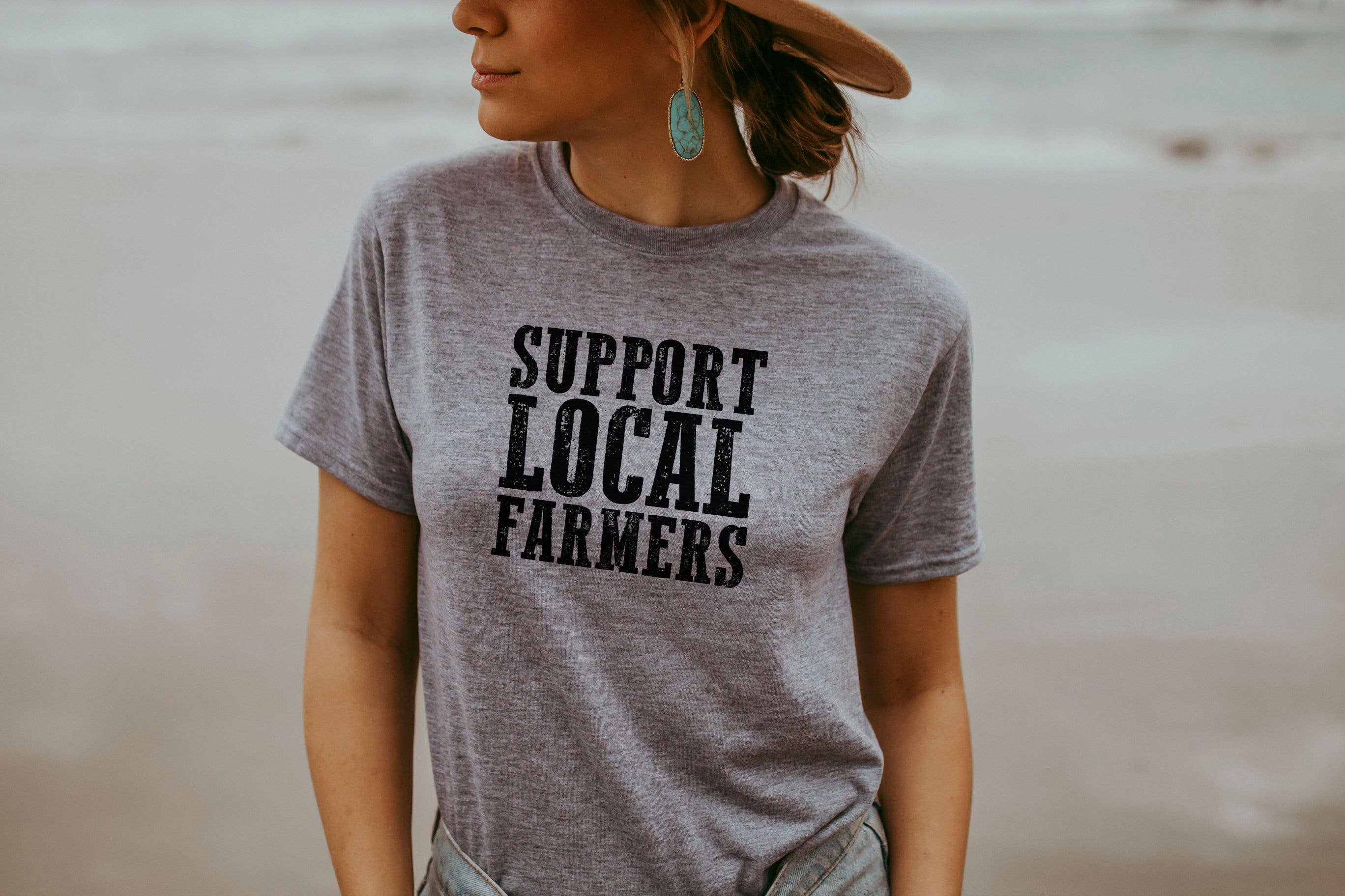 Support Local Farmers - Graphic Tee