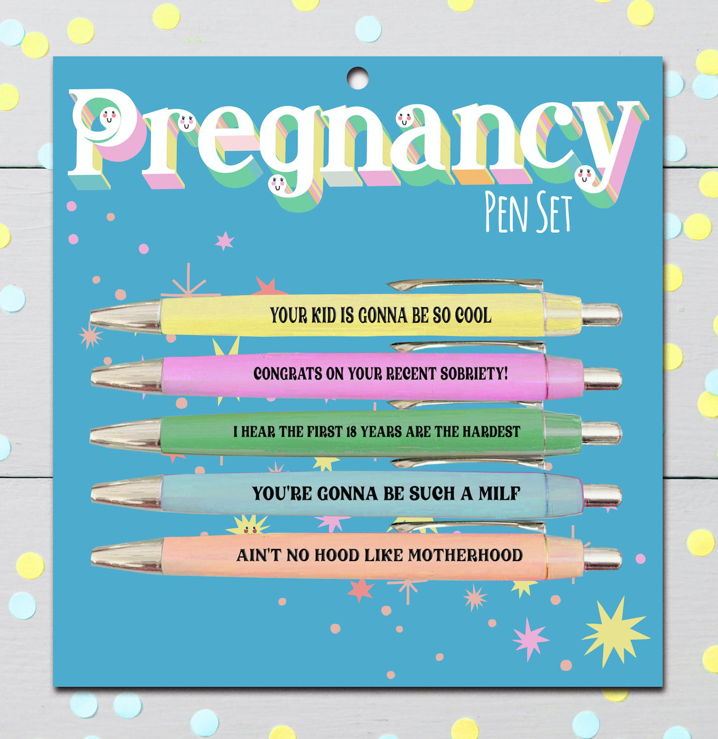 Pregnancy Pen Set - The Cheeky Wink