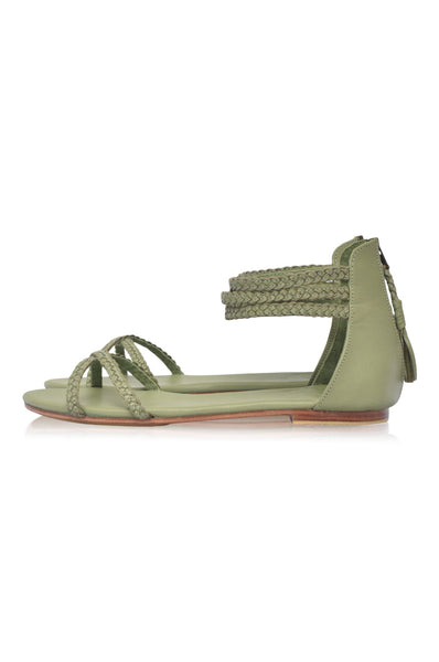 Calypso Thong Leather Sandals by ELF