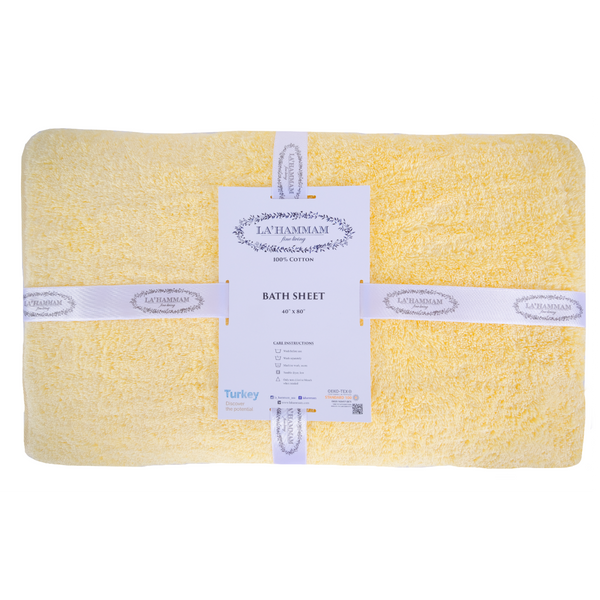 Turkish Cotton Bath Sheet Towel by La'Hammam