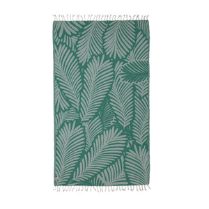 Jungle Peshtemal Pure Cotton Throw Beach Towel by La'Hammam