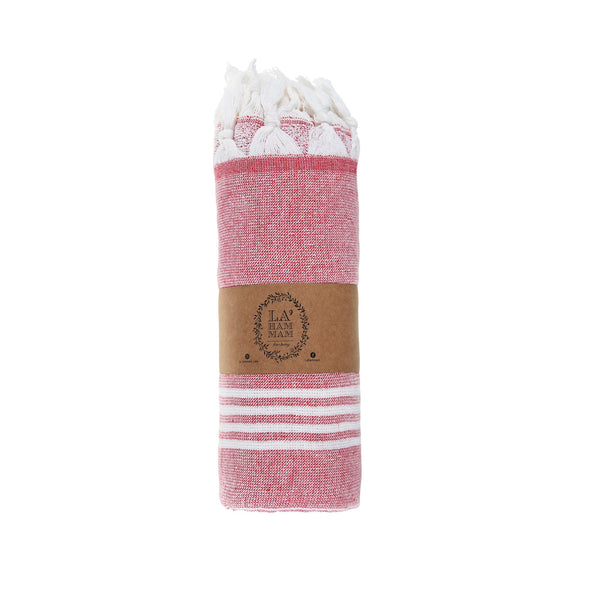 Asena Pure Cotton Beach Blanket by La'Hammam