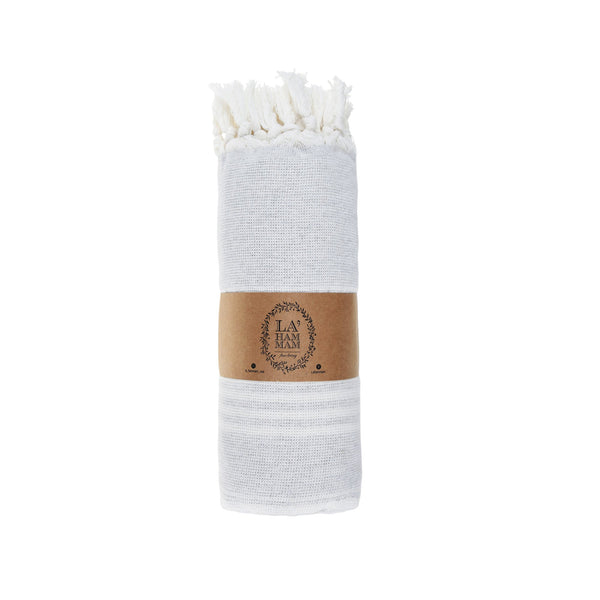 Asena Pure Cotton Beach Blanket by La'Hammam