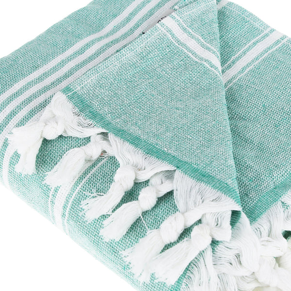 Asena Pure Cotton Beach Blanket by La'Hammam