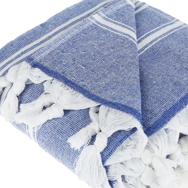 Asena Pure Cotton Beach Blanket by La'Hammam