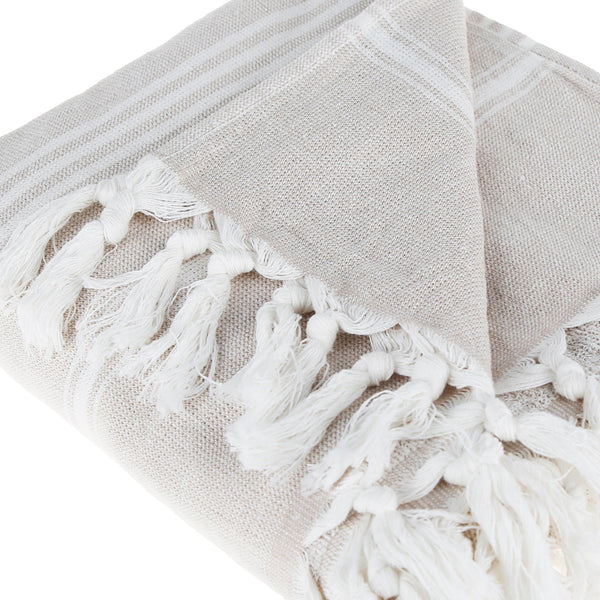 Asena Pure Cotton Beach Blanket by La'Hammam