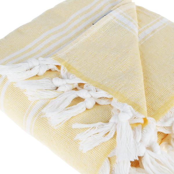 Asena Pure Cotton Beach Blanket by La'Hammam