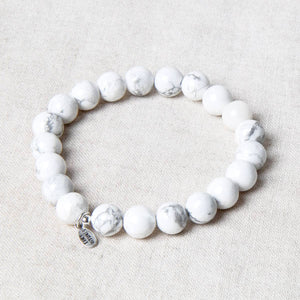 Howlite Energy Bracelet 8mm by Tiny Rituals