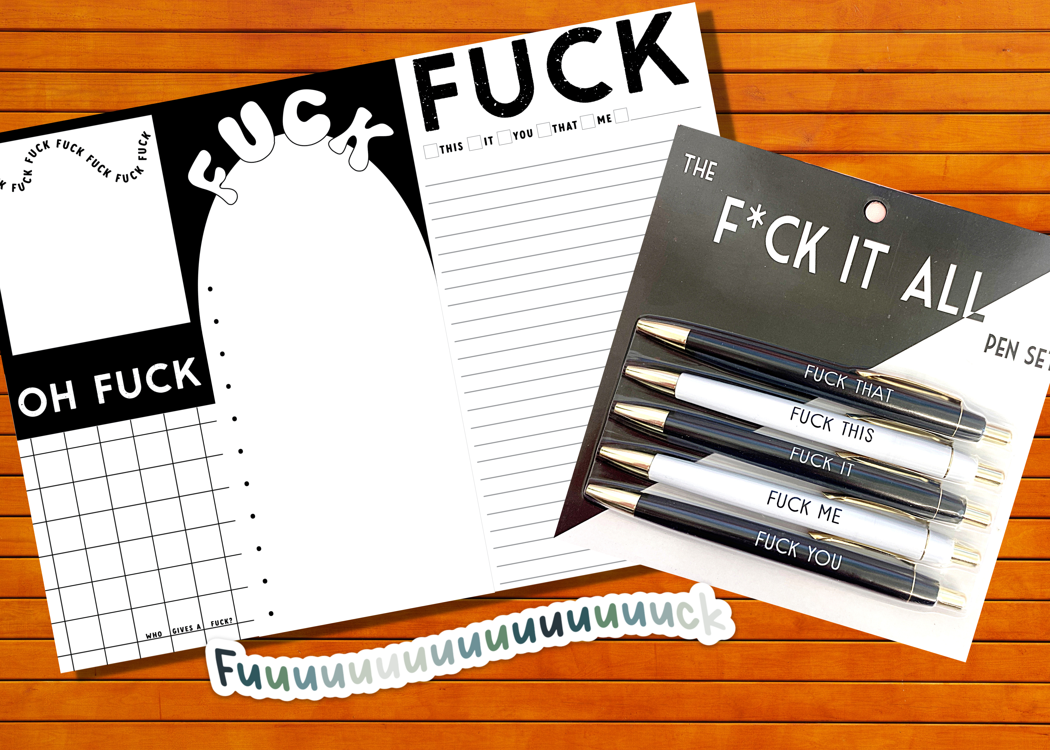 Fuck It All Pen Set – Kooky's Kloset