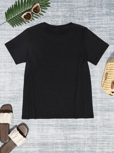 Round Neck Short Sleeve T-Shirt