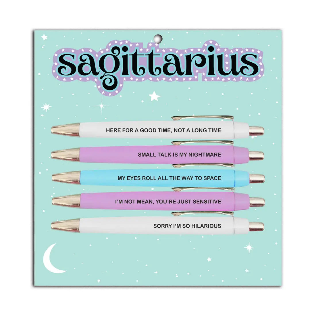 Sagittarius Pen Set. Humor Gifts. astrology, zodiac, funny, gift, friend gifts FUN CLUB