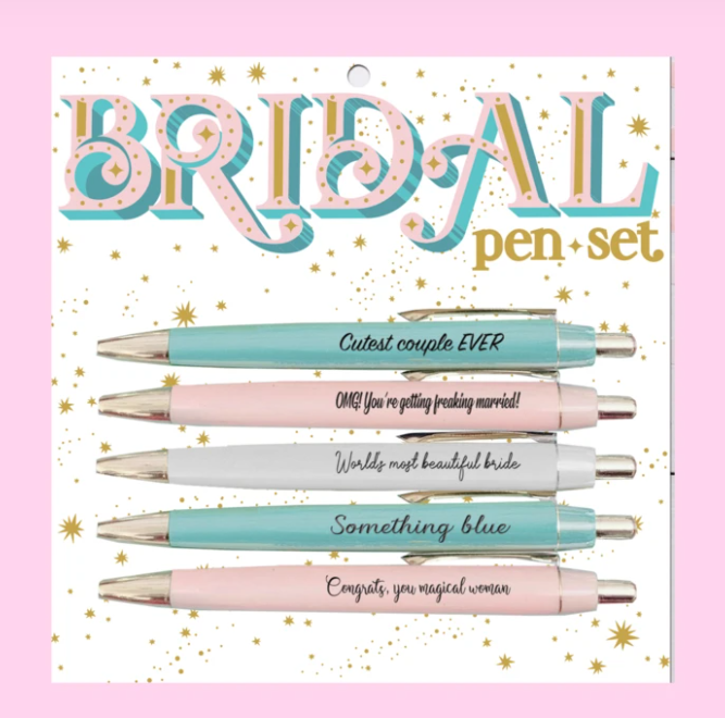 Bridal Pen Set. Personalized pen set. Wedding Gifts. Humor Gifts. - The Cheeky Wink