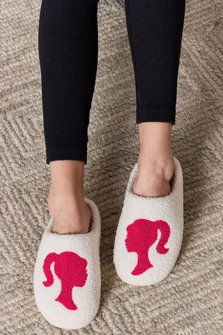 Best House Slippers | Melody Graphic Cozy Slippers | The Cheeky Wink