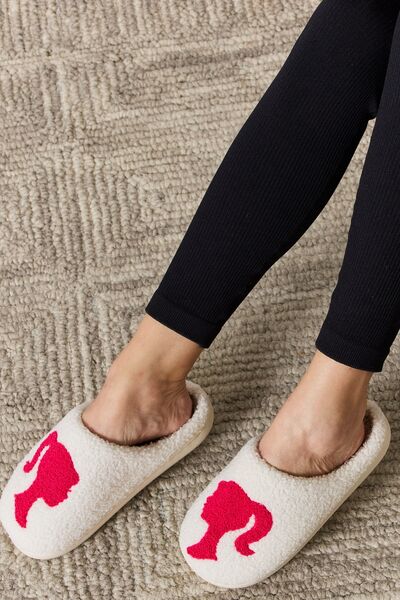 Best House Slippers | Melody Graphic Cozy Slippers | The Cheeky Wink