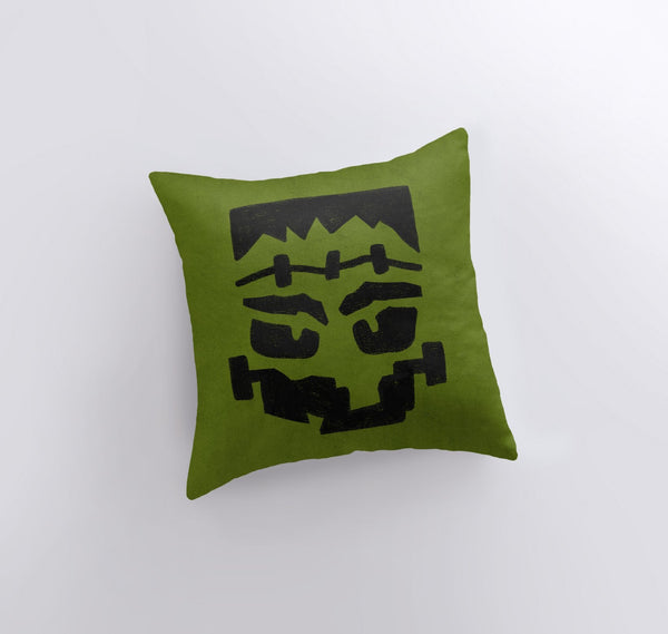 Frankenstein's Monster  Pillow Cover | Fall Décor | Halloween Pillows | Halloween Décor | Fall Throw Pillows | Cute Throw Pillows by UniikPillows