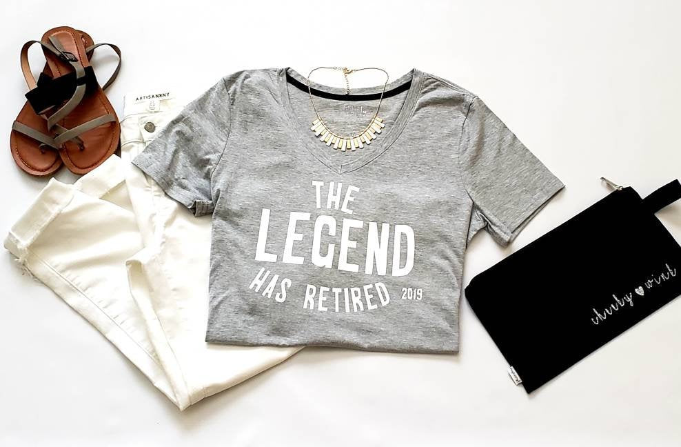 The Legend Has Retired T-Shirt - The Cheeky Wink