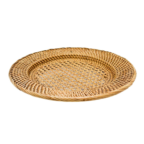 Isla Rattan Placemat / Charger (Set of 2) by POPPY + SAGE