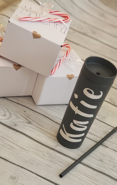 Personalized Insulated Tumbler with Straw. Drinkware Gifts. - The Cheeky Wink