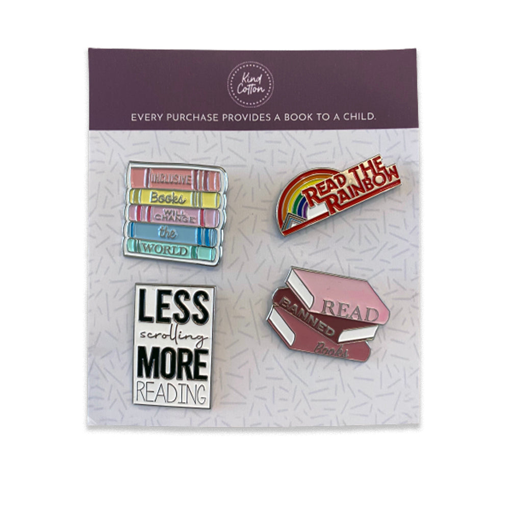 Enamel Pin Set by Kind Cotton