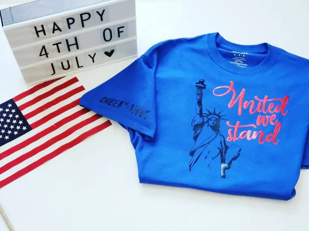 United We Stand Patriotic Tee 4th of July Holiday shirts The