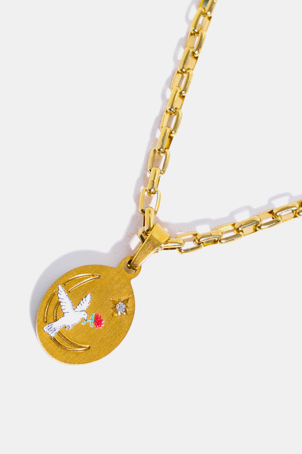 Stainless Steel 18K Gold-Plated Necklace Trendsi