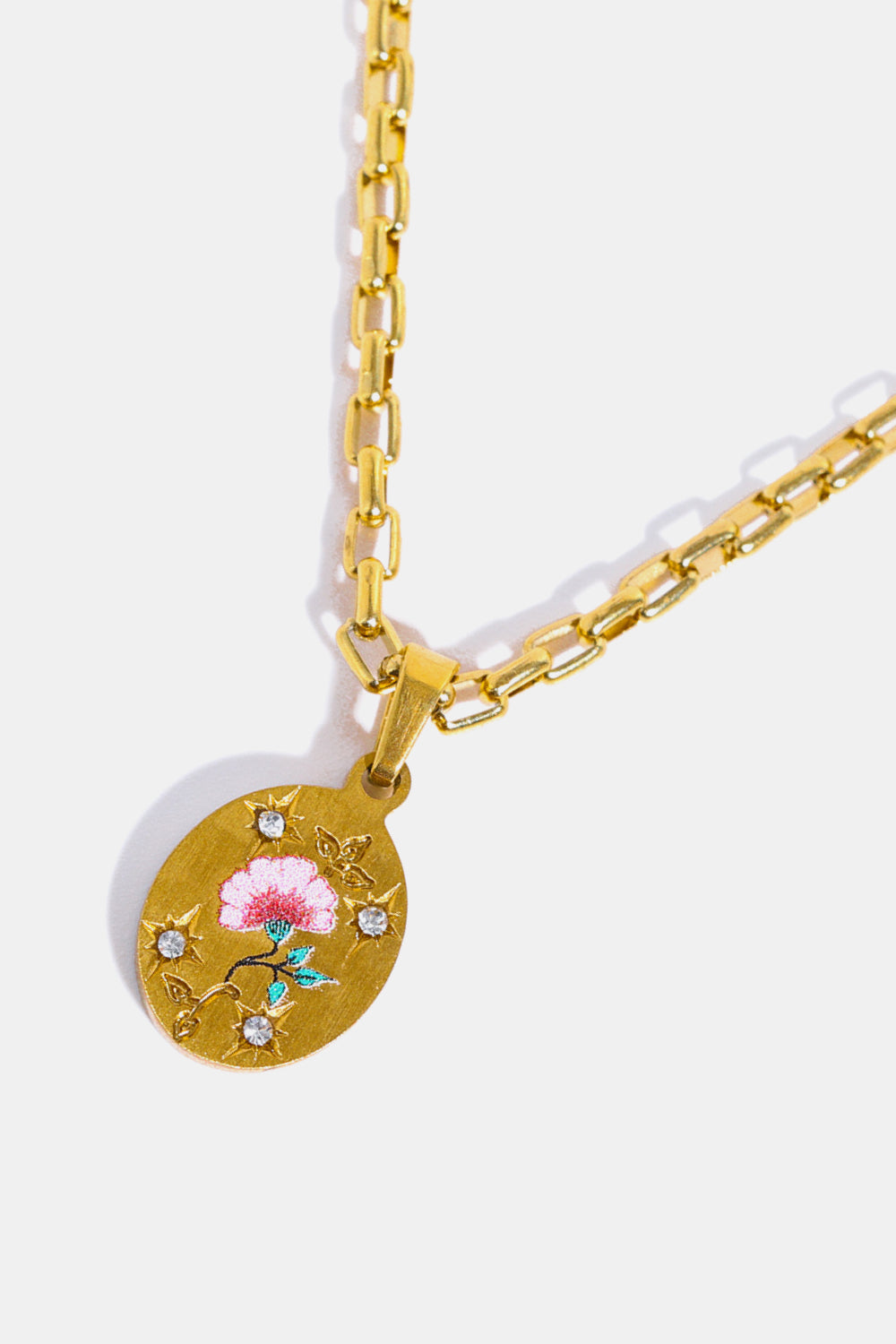 Stainless Steel 18K Gold-Plated Necklace Trendsi